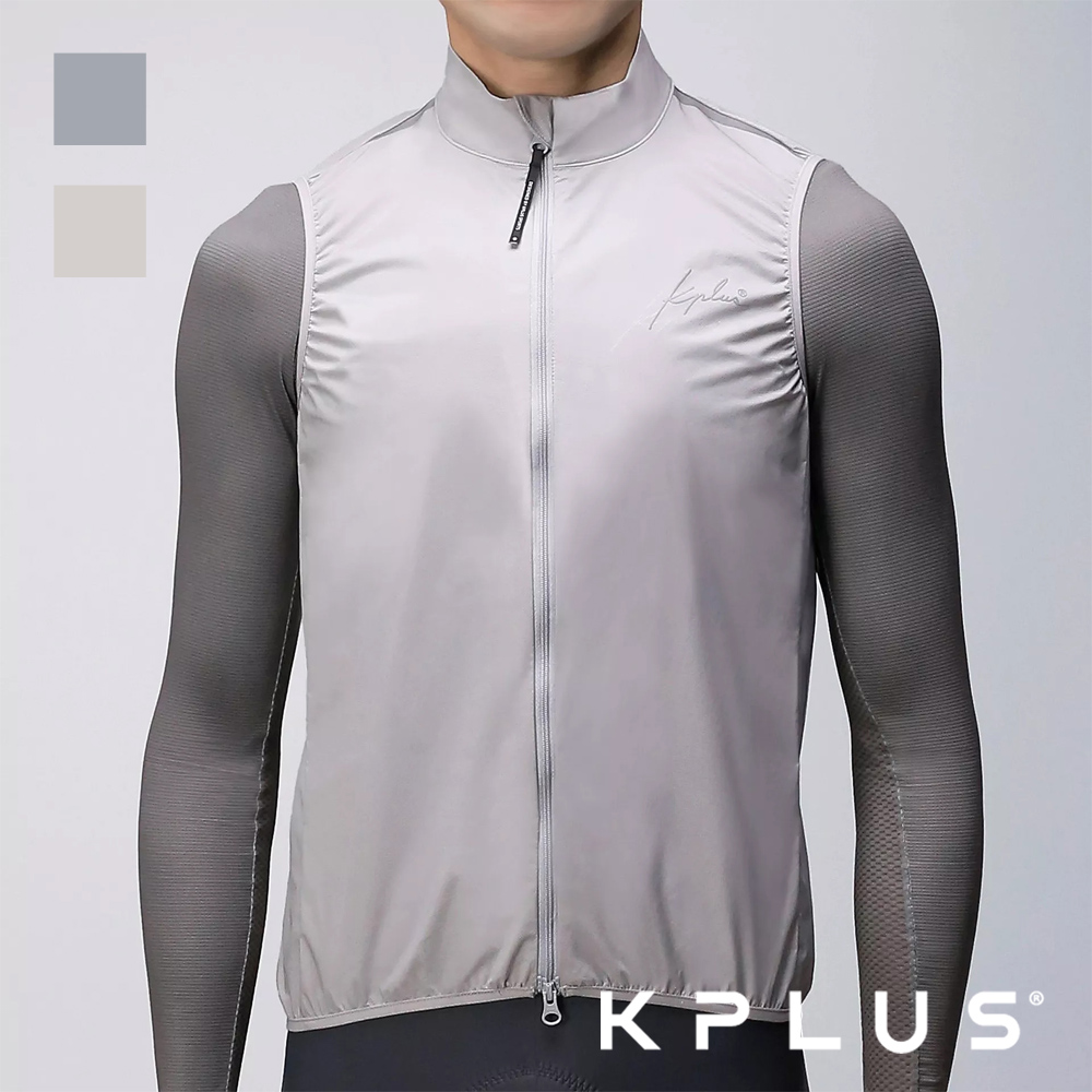 KPLUS 男款防風背心 S-XL (夾克/無袖/男車衣/防風/運動/單車/車服/外套)