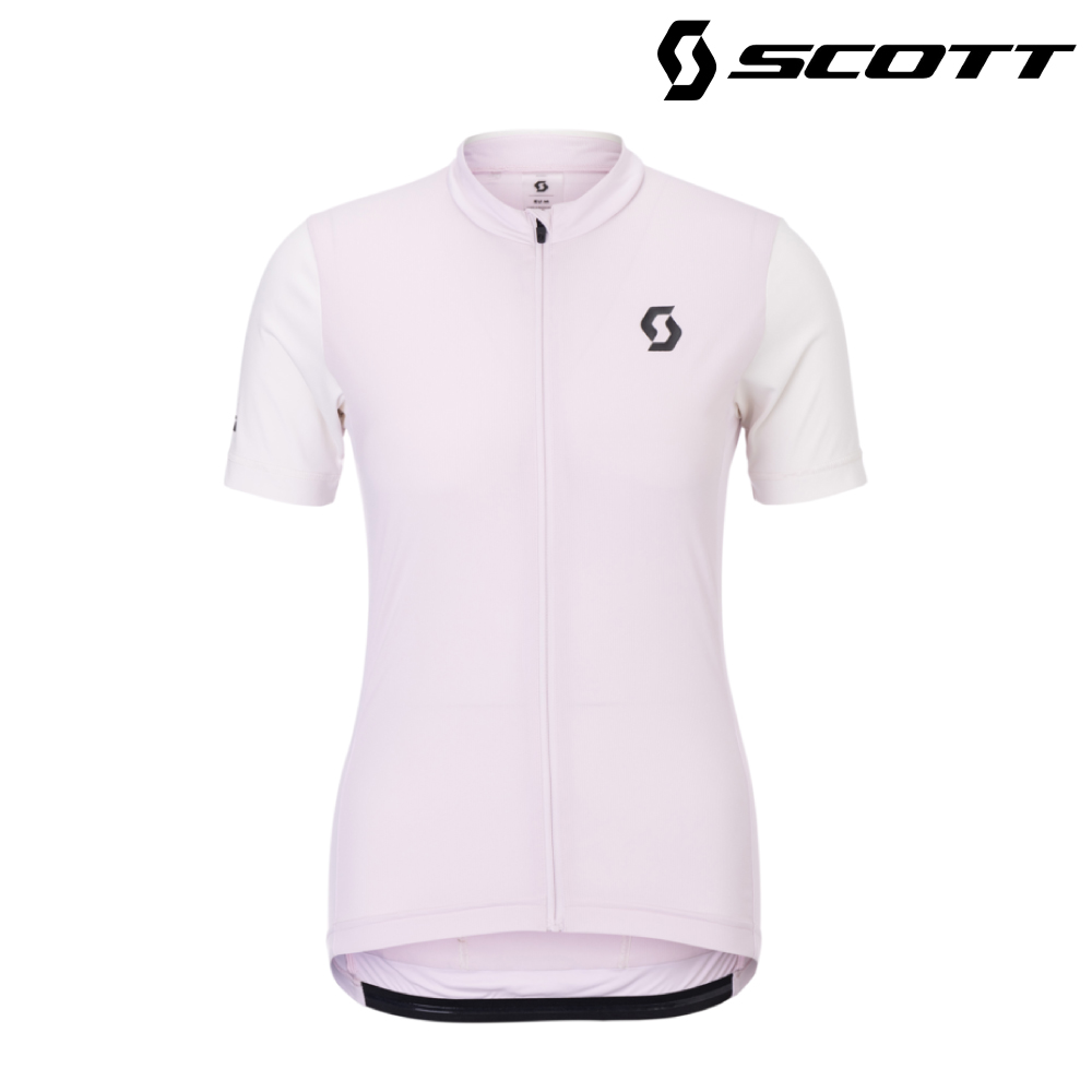 SCOTT Endurance 女性短袖車衣|蜜糖粉-棉白 (XS-L) 自行車衣 單車上衣