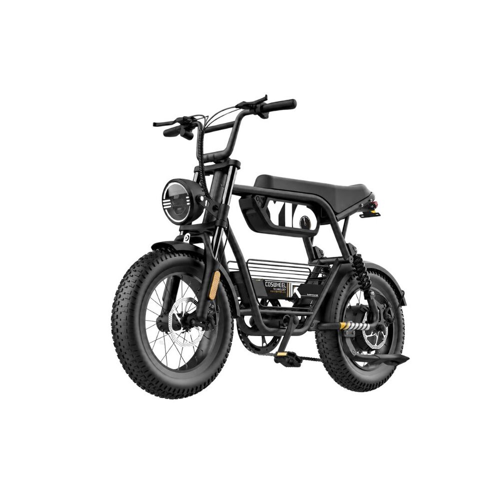 COSWHEEL 胖胎電動輔助自行車 / 腳踏車 Y16 Lite （LED魚眼大燈 / 續航80km / 彩色儀錶 / 前後碟煞 ）