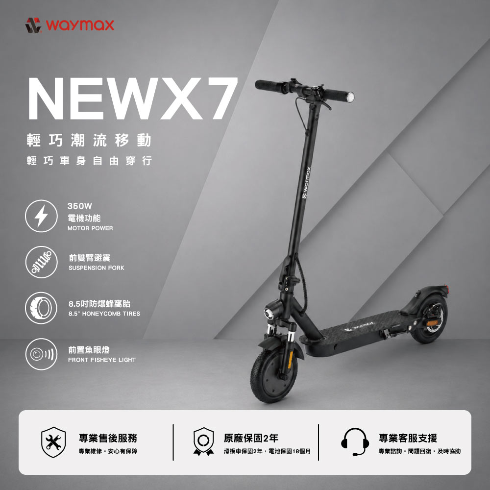 NEW X7電動滑板車