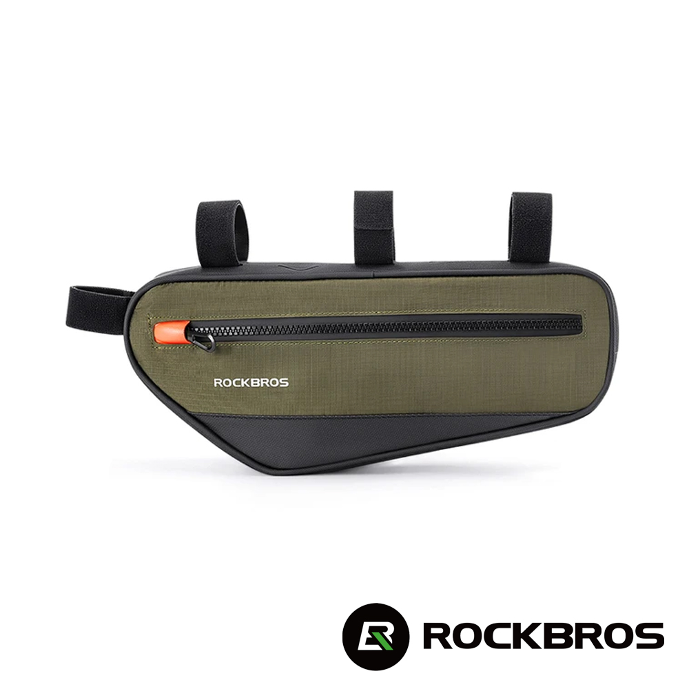 ROCKBROS 《洛克兄弟》自行車大容量下管包 1.7L (三角包/車包/收納包/車袋/單車/導航/置物)