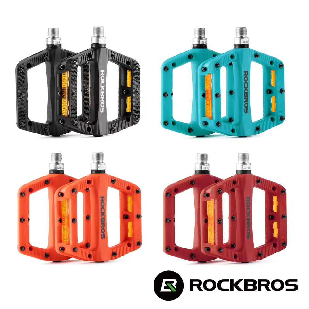 ROCKBROS 自行車寬型輕量踏板 (單車/腳踏板/腳踏/單車踏板/單車改裝/ 37001100)