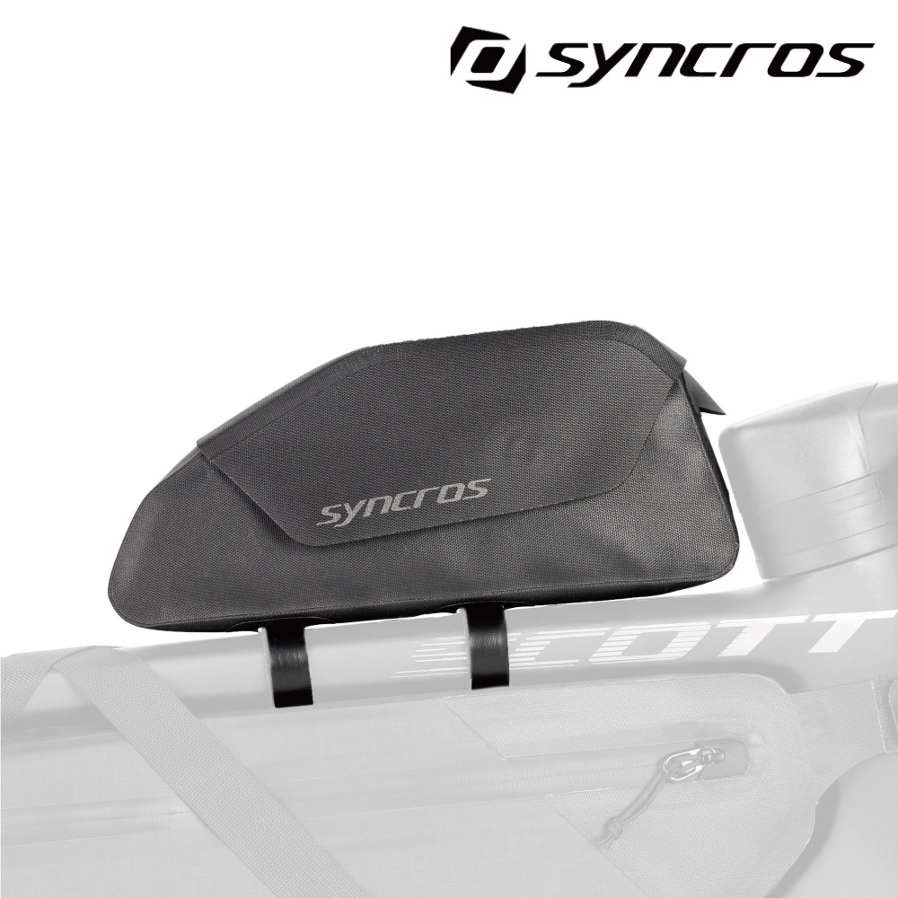 SYNCROS 磁吸掀蓋防水上管袋【0.85L】296437 / 黑色|可單手操作