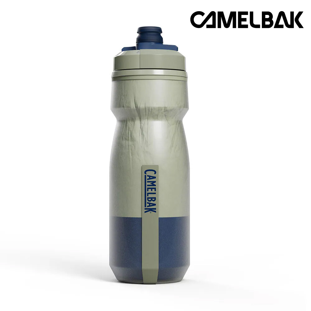 CamelBak PODIUM CHILL保冷噴射水瓶 CB1874005062|620ml 水星藍 (自行車、公路車、腳踏車)
