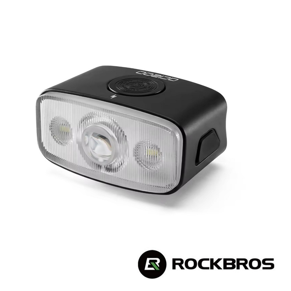ROCKBROS 1200流明高亮度截止線廣角車燈 黑色 (1200流明/20瓦/截止線/照明燈/警示燈/安全/夜騎/單車)