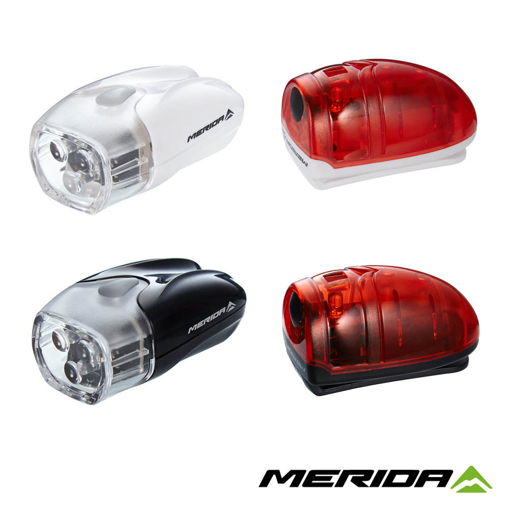 MERIDA 美利達 高亮度LED前後燈組 (車燈/前燈/後燈/尾燈/照明/單車/自行車)