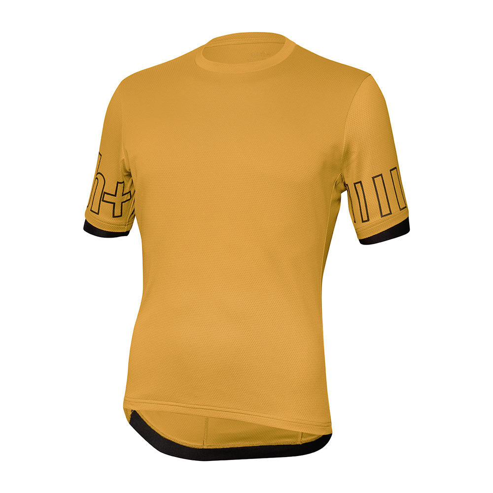 Zerorh+ 義大利DUST系列男仕專業排汗衣(黃褐色) ECU0980_137