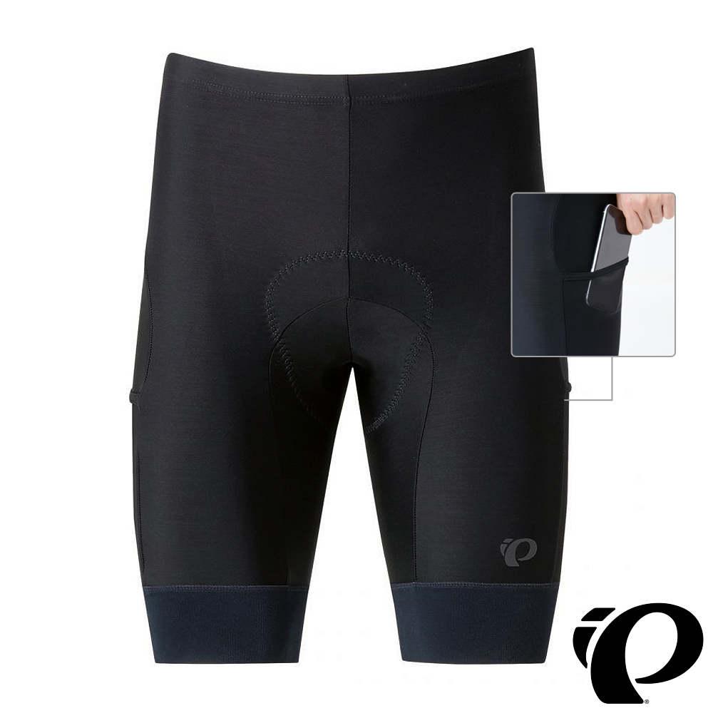 PEARL iZUMi 男短車褲 3D旅遊騎行設計 黑 224-3DR-1 20