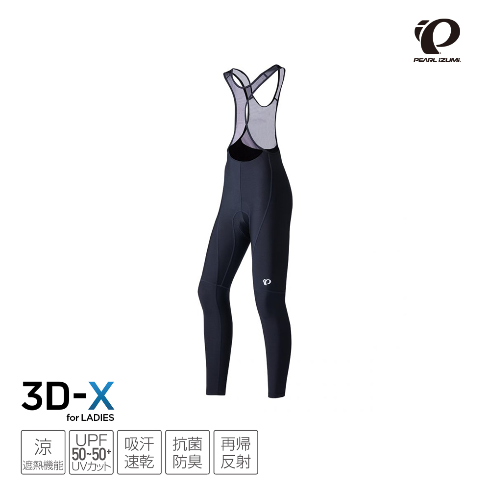 PEARL iZUMi WT298-3DX 涼感抗UV 女吊帶長車褲
