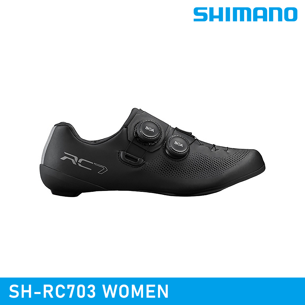 SHIMANO 禧瑪諾 【城市綠洲】 女 SPD-SL自行車卡鞋 SH-RC703 WOMEN 黑色 (EU36~44)
