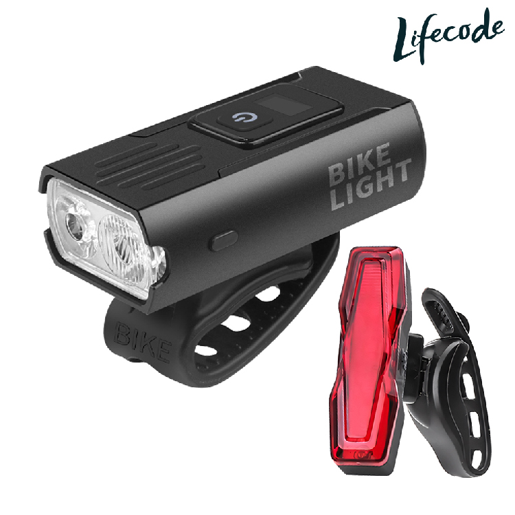 LIFECODE 生活密碼 LED腳踏車燈03D+S10(前燈+尾燈組合)