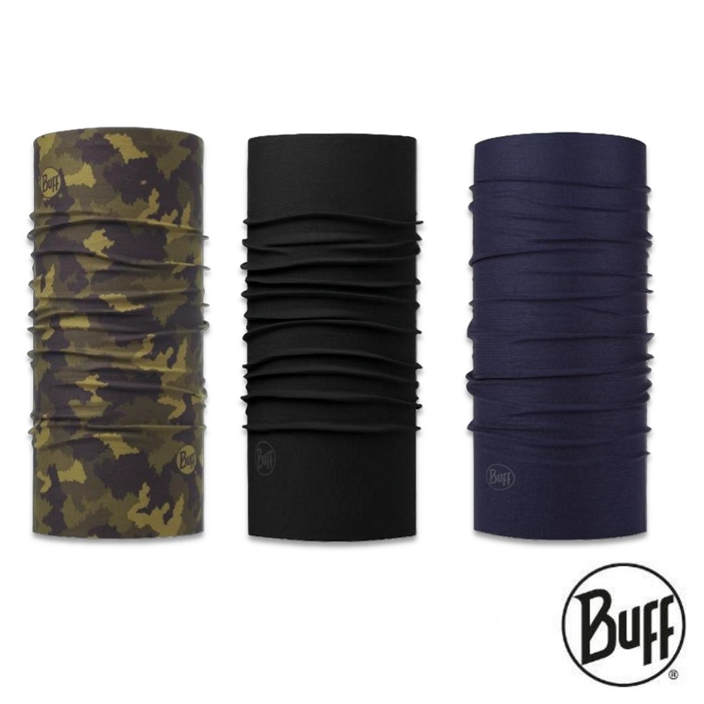 BUFF PLUS 經典抗菌無縫頭巾 (路跑/防曬/健行/單車/爬山/吸濕排汗)