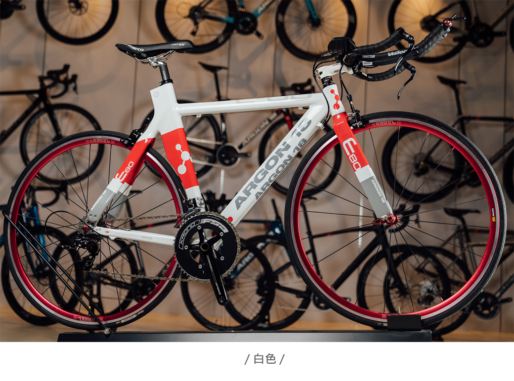 超美品 完成車 ARGON18 E80 ARGON18 全新精選車架國民三鐵車