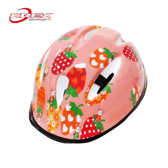 CS-2700 兒童自行車安全帽 粉紅草莓