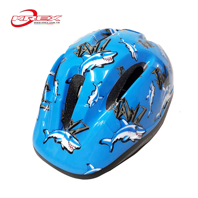 CS-2700 兒童自行車安全帽 藍色鯊魚