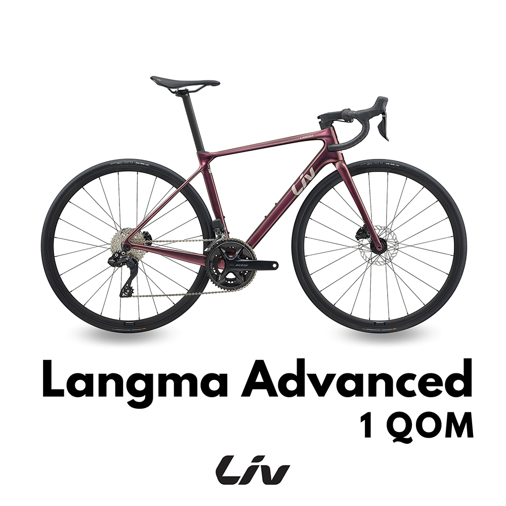Liv ALL NEW LANGMA ADVANCED 1 QOM 女性極速公路自行車 2025