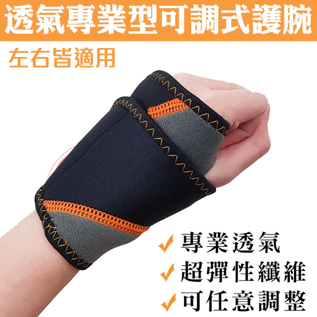 CNOSS 單片式彈性透氣護 腕(2入)