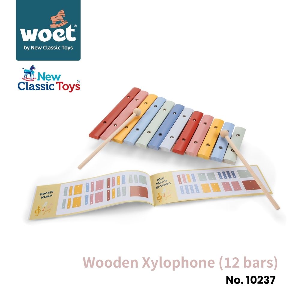 New Classic Toys 莫蘭迪12音敲敲木琴-10237
