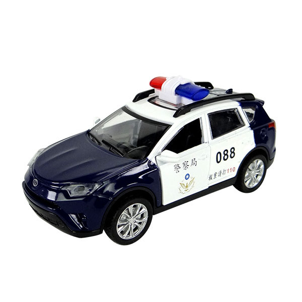 1 32 合金suv休旅台灣警車車模型 聲光迴力車門可開 St Pchome 24h購物