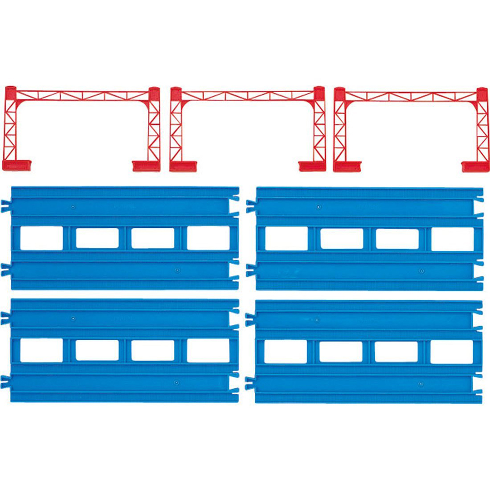 《TAKARA TOMY》PLARAIL 火車配件 R-04複線直軌