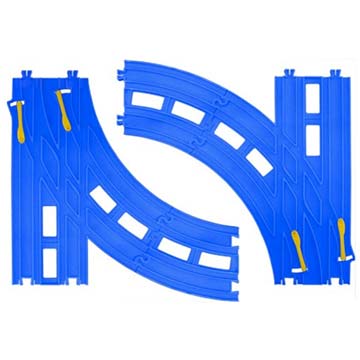TAKARA TOMY PLARAIL 火車配件 R-28複線轉輒器