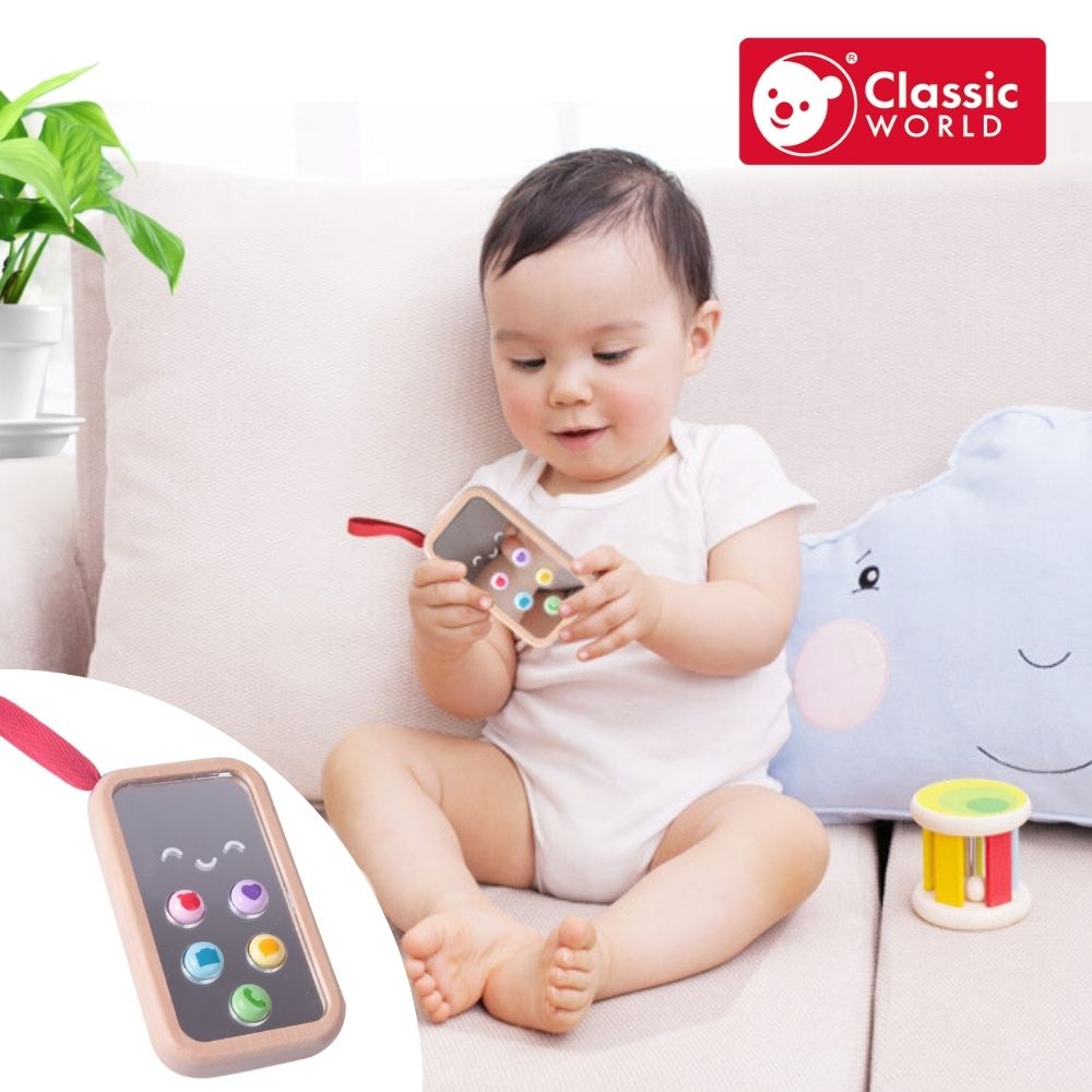 Classic world 德國客來喜經典木玩■我的第一支手機《53627》