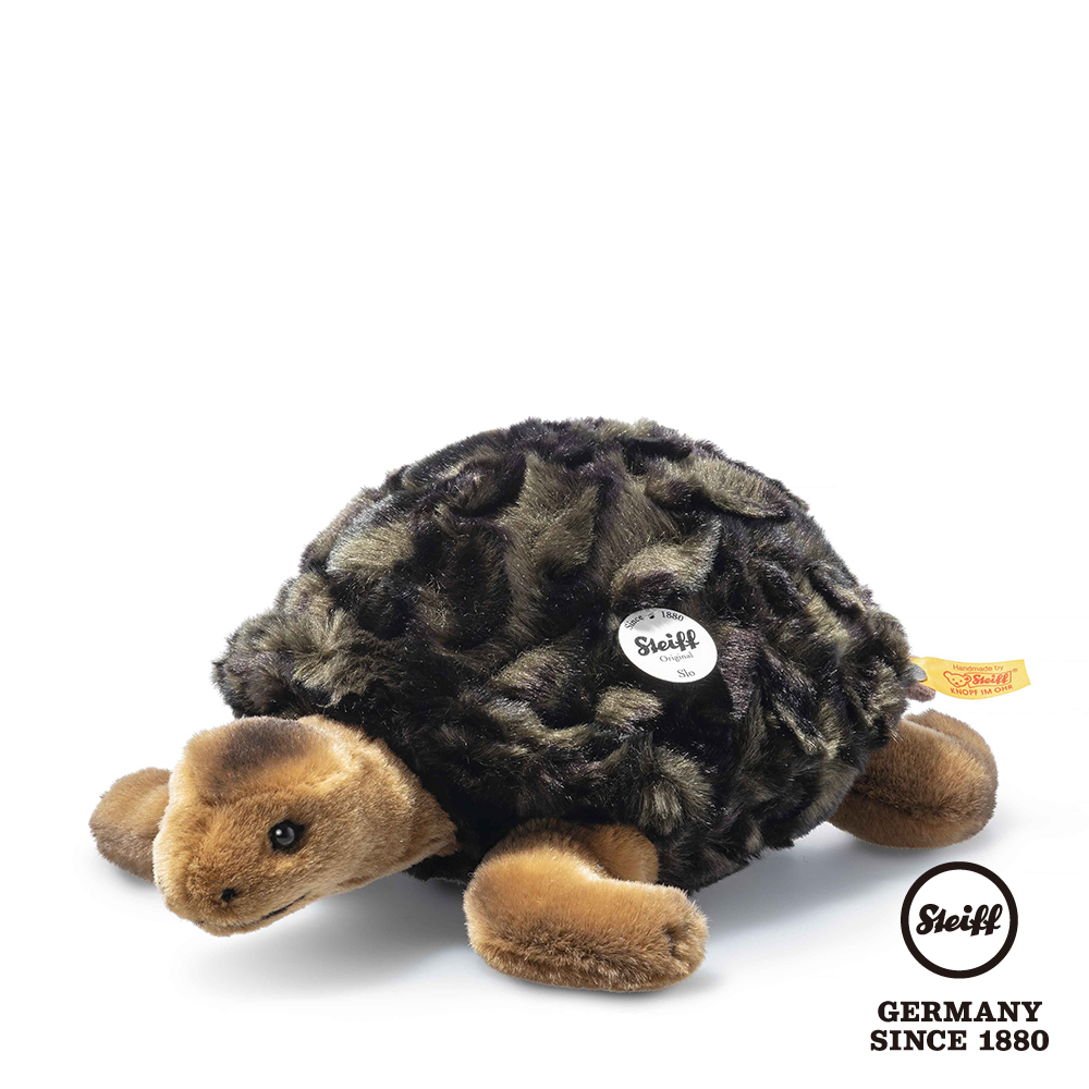 STEIFF 金耳釦泰迪熊 德國 - Slo turtle 小烏龜 (動物王國_黃標)