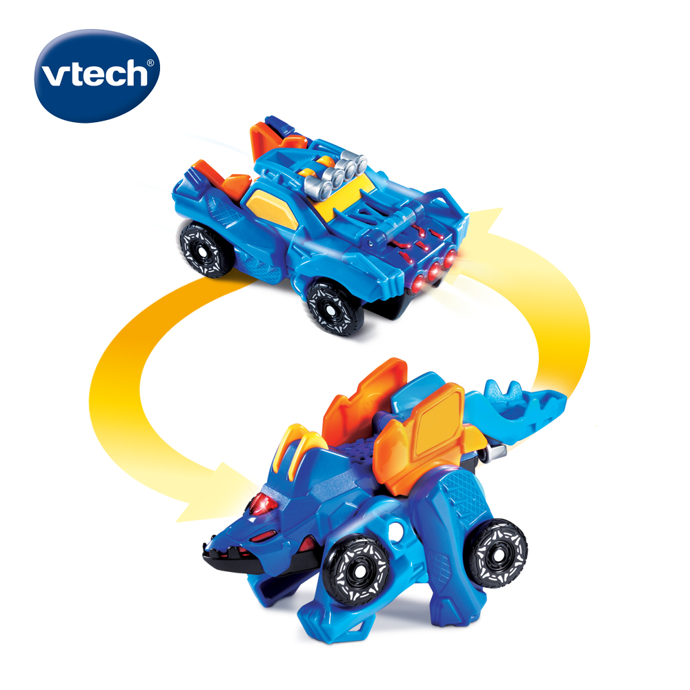 Vtech 聲光變形恐龍車-劍龍-薩拉姆