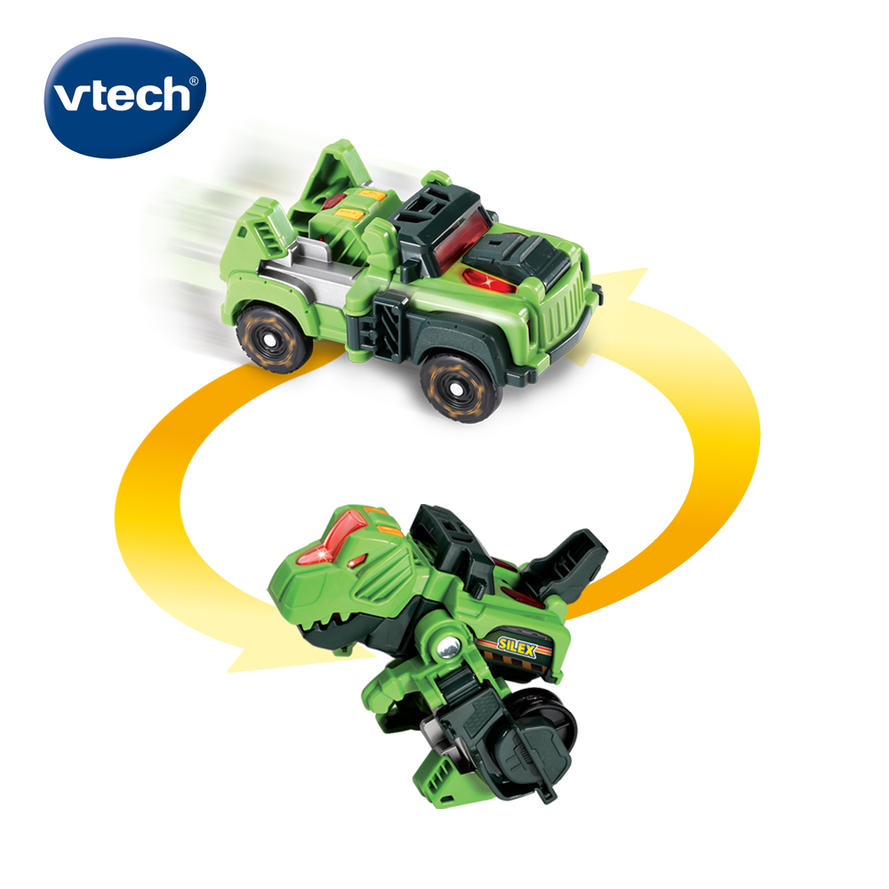 Vtech 聲光變形恐龍車-霸王龍-魔爪