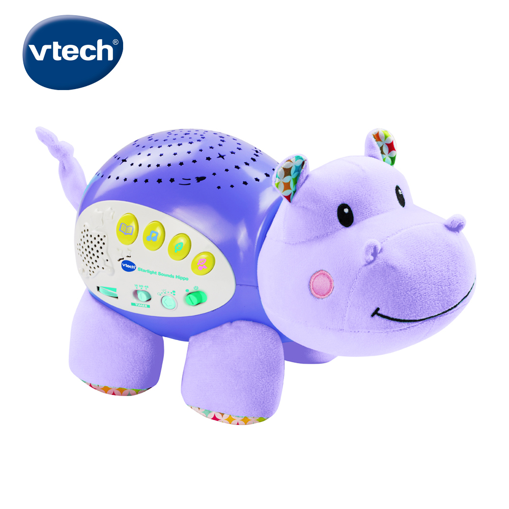 Vtech 　星空投射音樂河馬  舒眠輕柔音樂+柔和星空小夜燈寶貝睡整夜神器