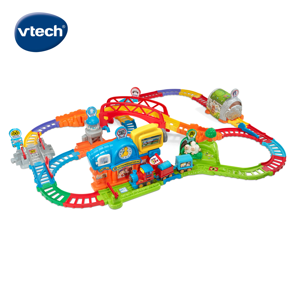 Vtech 嘟嘟車系列-森林電動火車鐵路軌道組
