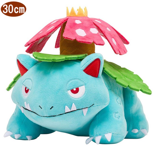 Pokémon 寶可夢 神奇寶貝妙蛙花絨毛娃娃玩偶30公分 897727【小品館】