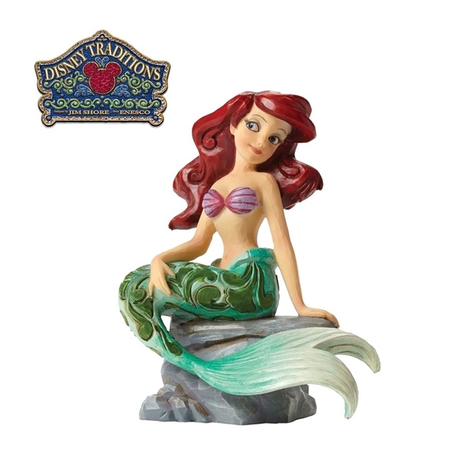 Disney 迪士尼 【正版授權】Enesco 小美人魚 塑像 公仔 精品雕塑 艾莉兒 Ariel - 394017