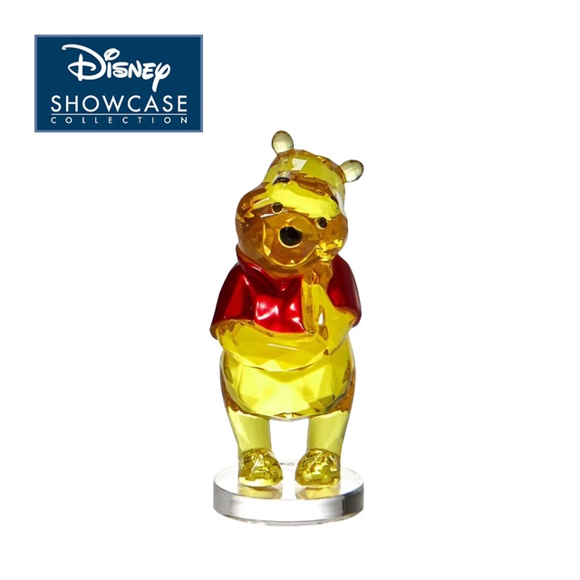Disney 迪士尼 【正版授權】Enesco 小熊維尼 透明塑像 公仔 精品雕塑 塑像 維尼 Winnie - 296095