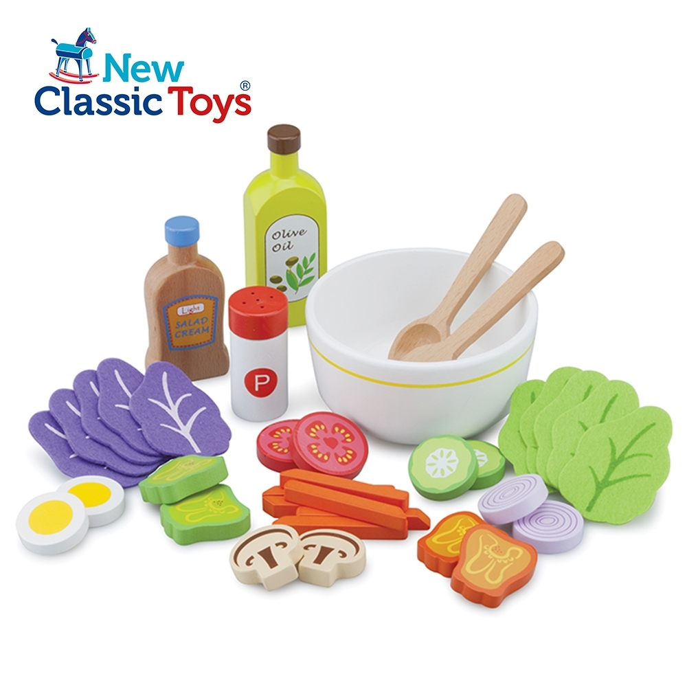荷蘭【New Classic Toys】蔬食沙拉組合(10592)