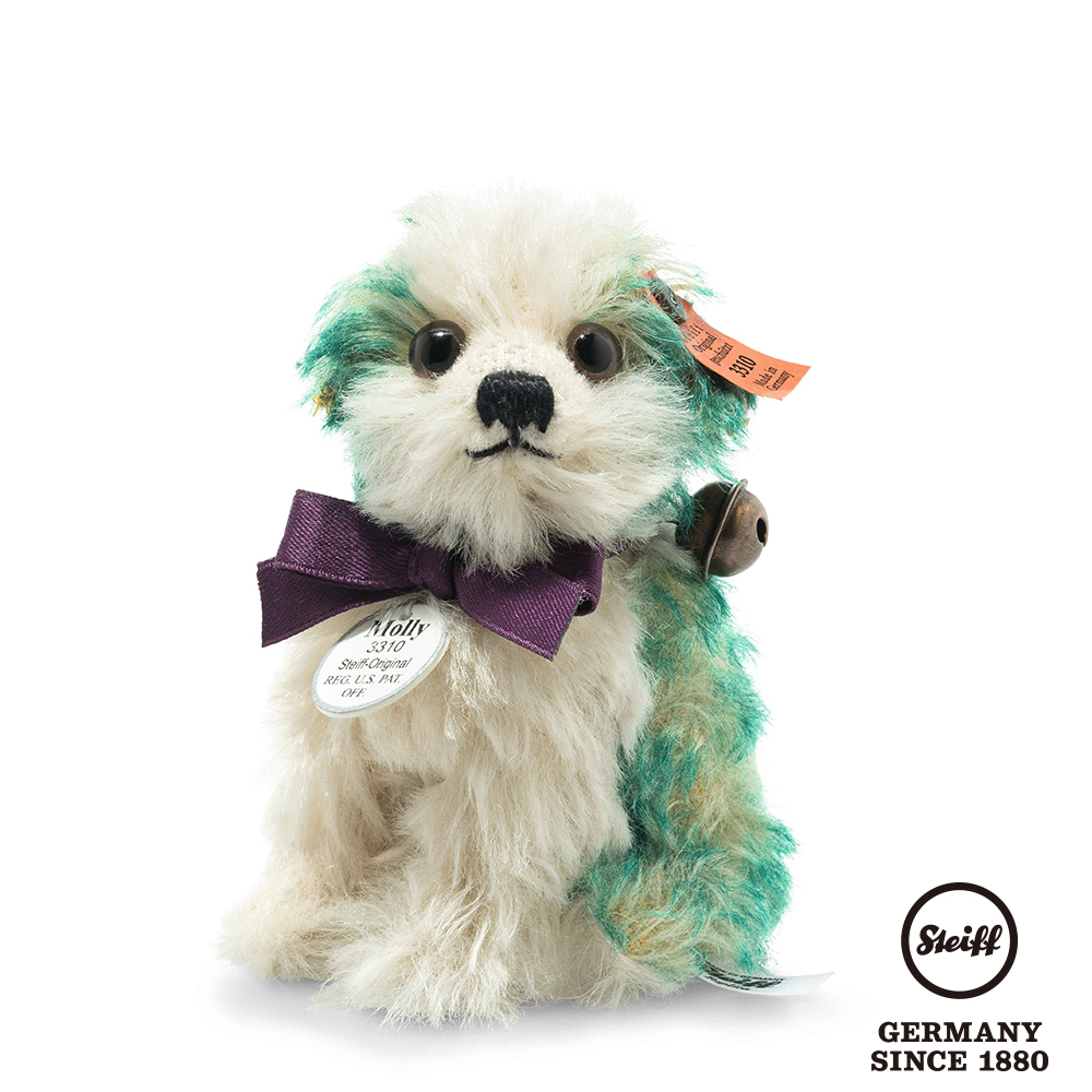 STEIFF 金耳釦泰迪熊 德國-Molly Dog Replica 1927 (復刻限量版)