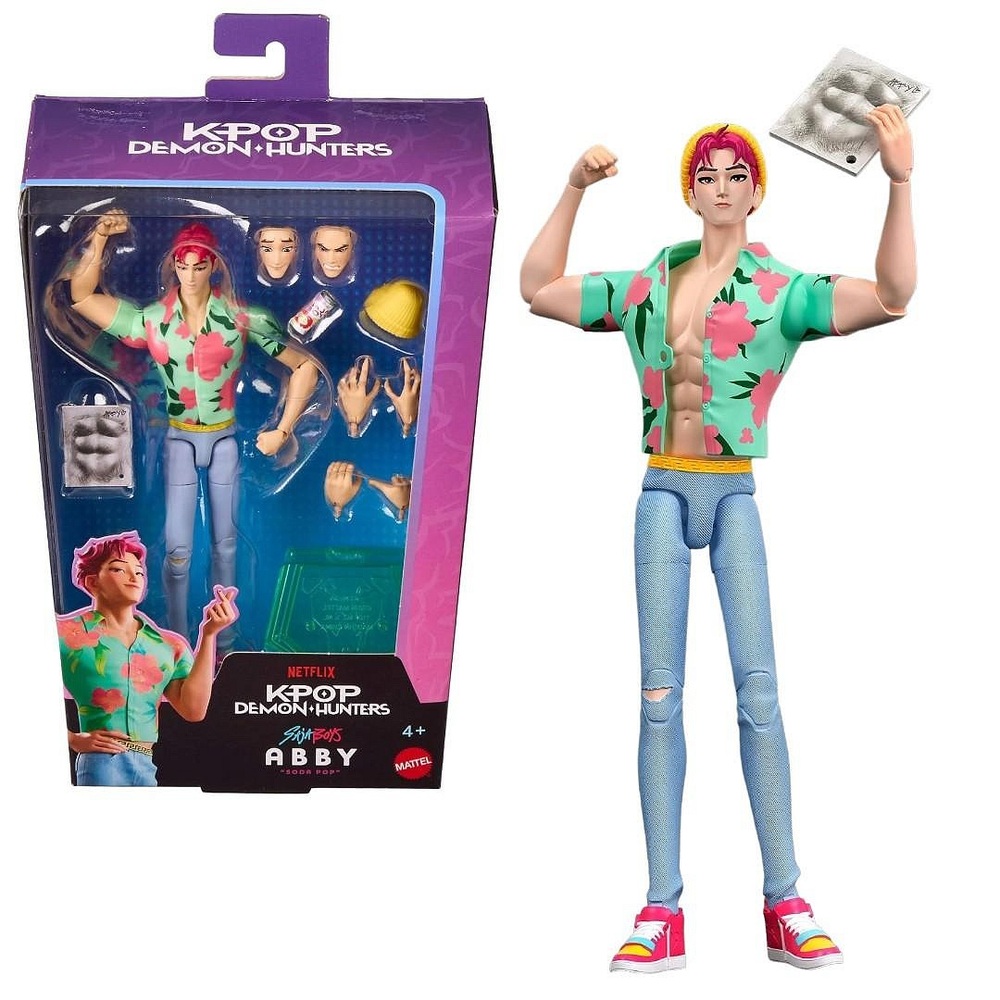 MATTEL 美泰兒 KPOP 獵魔女團 6.5吋 可動人偶 SAJA BOYS 阿比 Abby