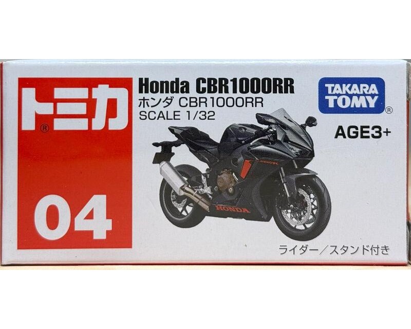 TAKARA TOMY 多美小汽車TOMICA 亞版#04 本田HONDA CBR1000RR - PChome