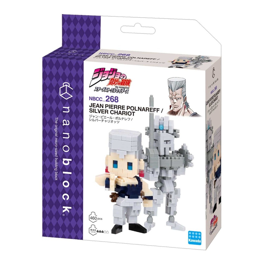 Nanoblock 迷你積木 NBCC_268 JOJO的奇妙冒險 星塵遠征軍 J•P•波魯納雷夫/銀色戰車