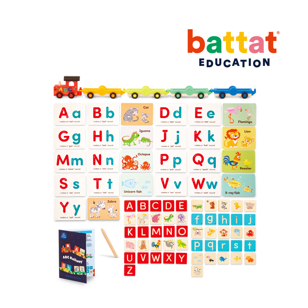 battat 聊育系列-準點開字母列車