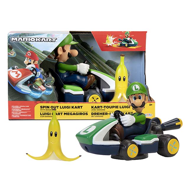 Nintendo 任天堂 超級瑪利歐 2.5吋失控賽車-路易吉