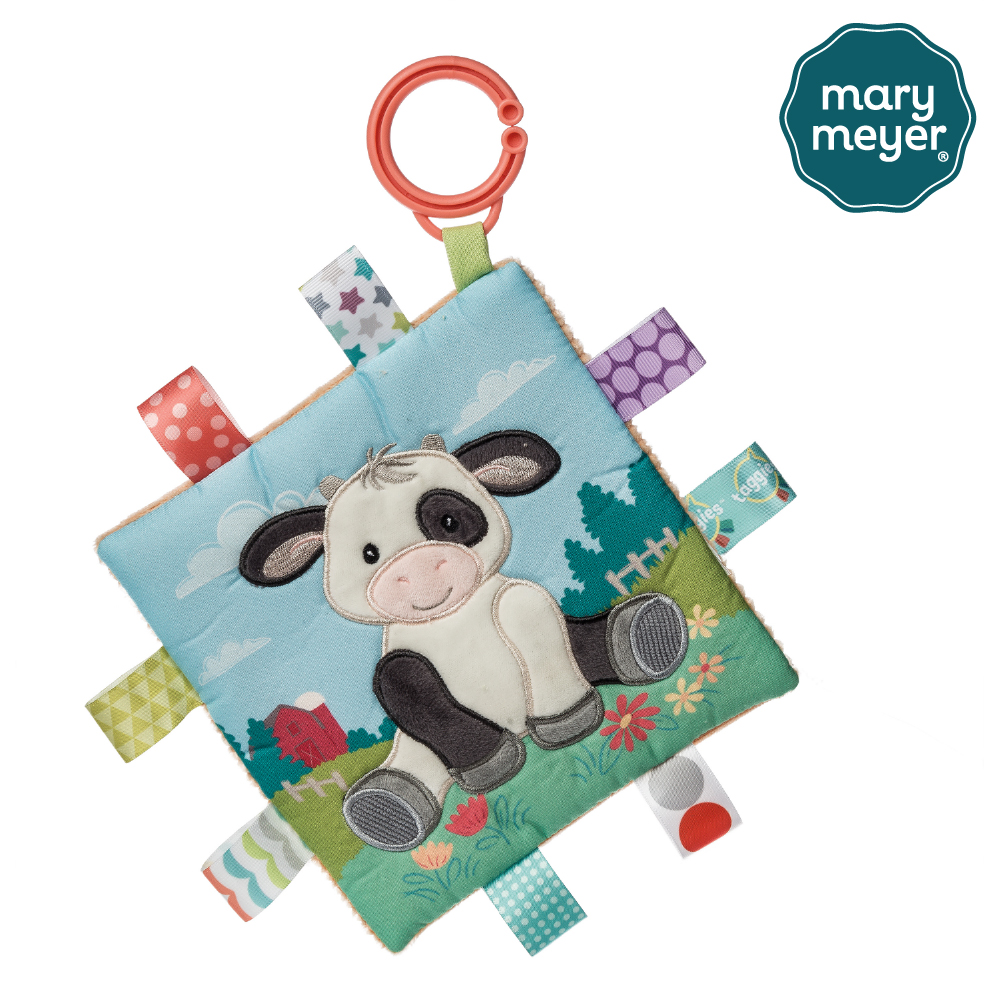 Mary Meyer 美國蜜兒 標籤動物安撫沙沙紙-鄉村小牛波波