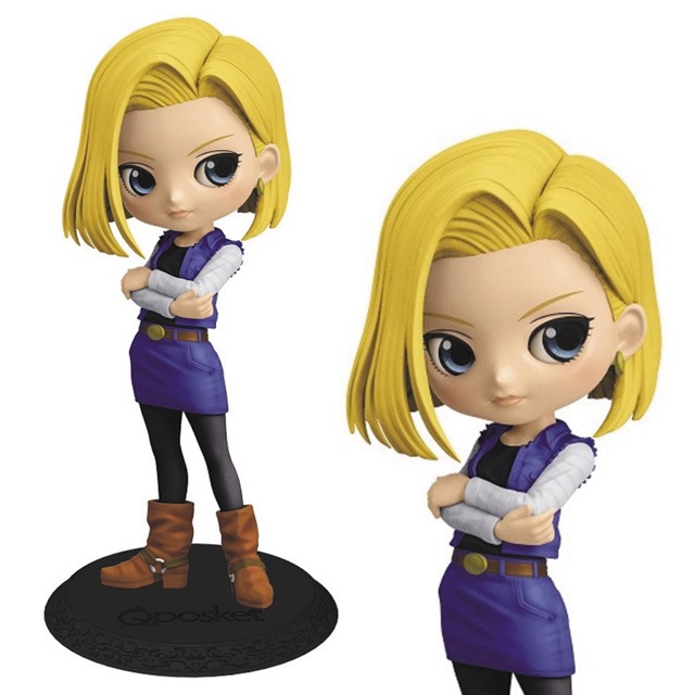 Q posket dragon ball 七龍珠 18號 android18 藍衣