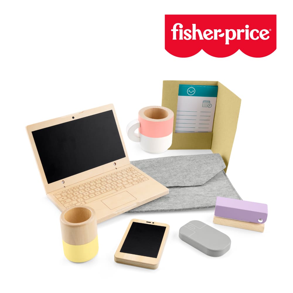 Fisher-Price 費雪牌 【奇哥】費雪 木製在家辦公組