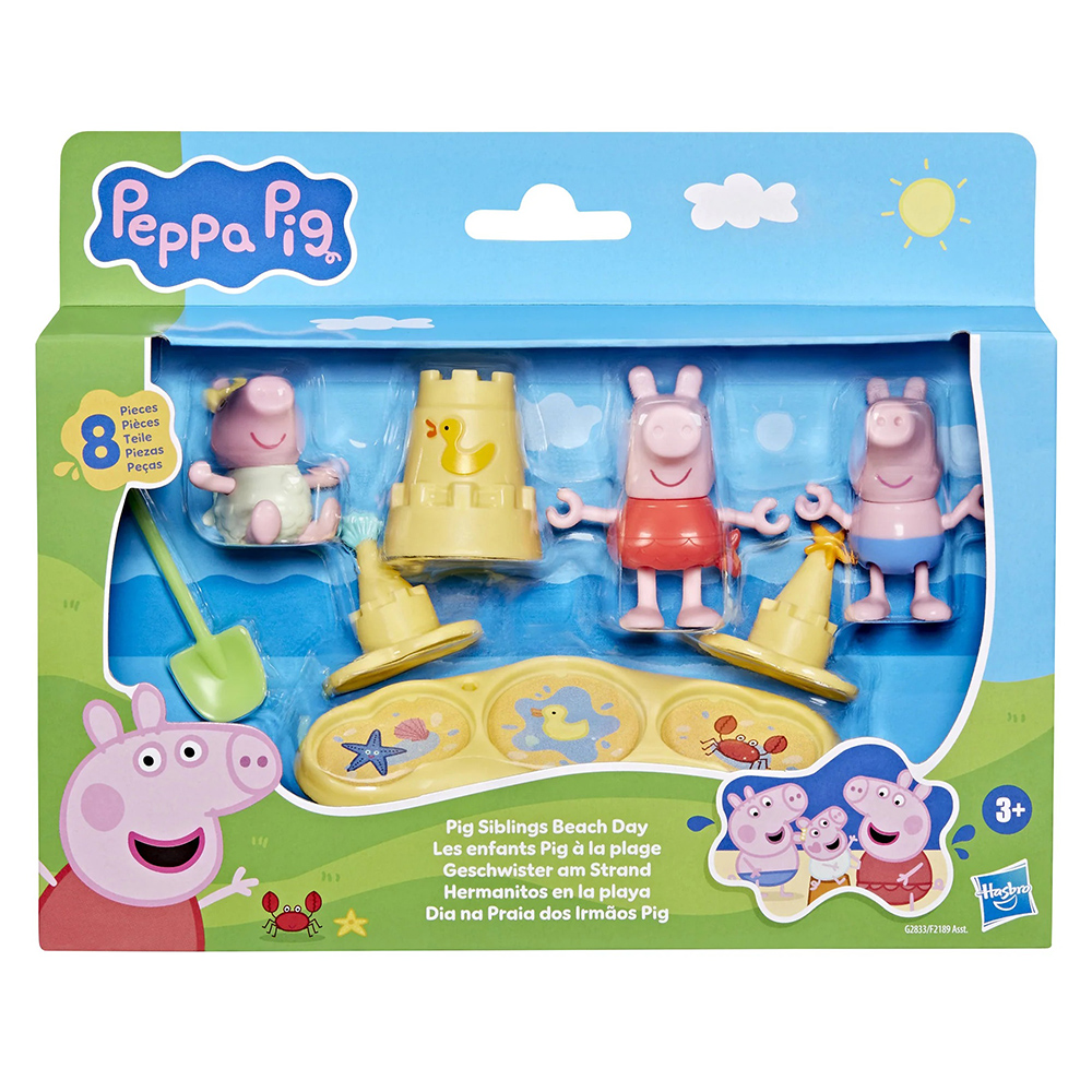 Peppa Pig 粉紅豬小妹 姊弟妹沙灘日遊戲組 G2833