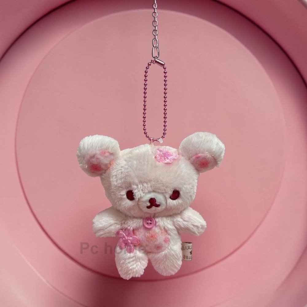 Rilakkuma 拉拉熊 【櫻花拉拉熊】迷你Q吊飾