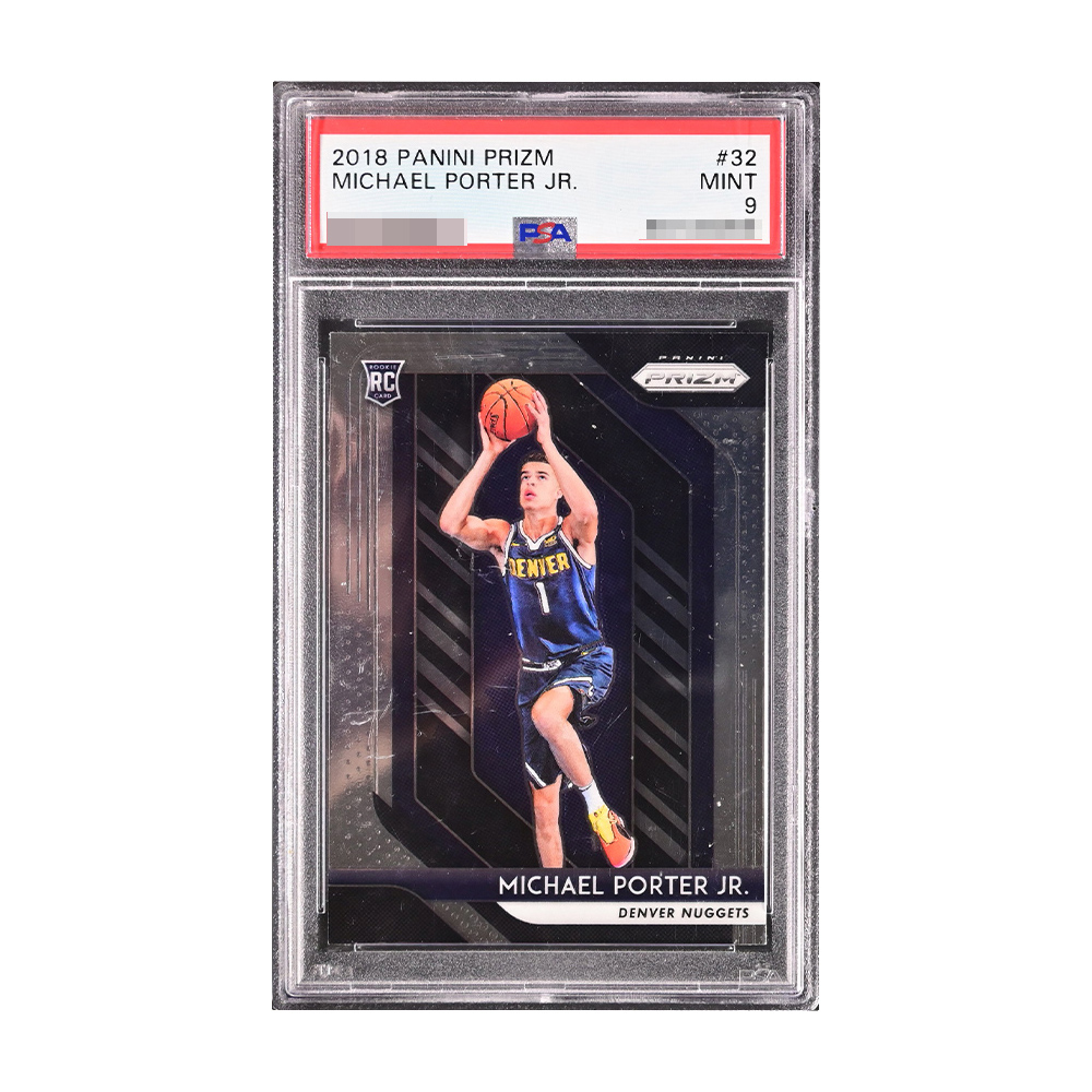 NBA 鑑定卡牌 Panini Michael Porter Jr. (18 Prizm #32) 金塊主力RC鑑定卡【PSA 9】