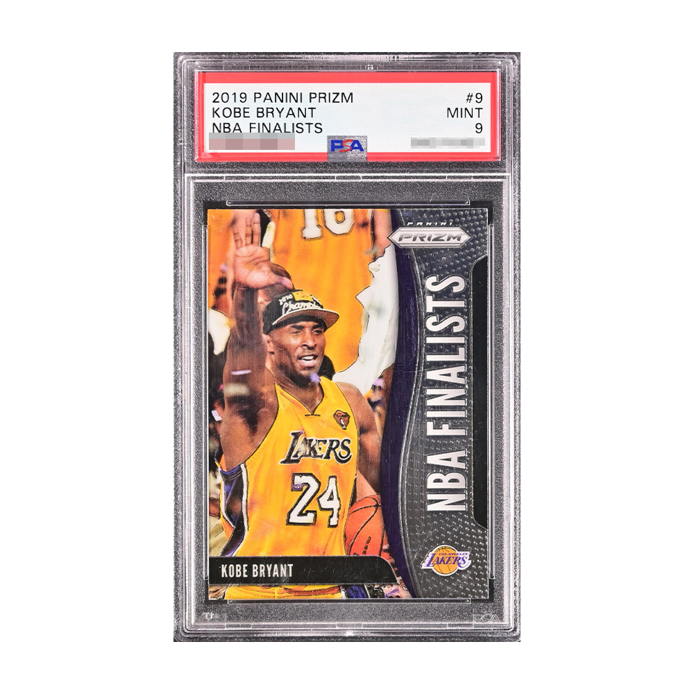 NBA 鑑定卡牌 Panini Kobe Bryant (19 Prizm #9) 總決賽特卡鑑定卡【PSA 9】