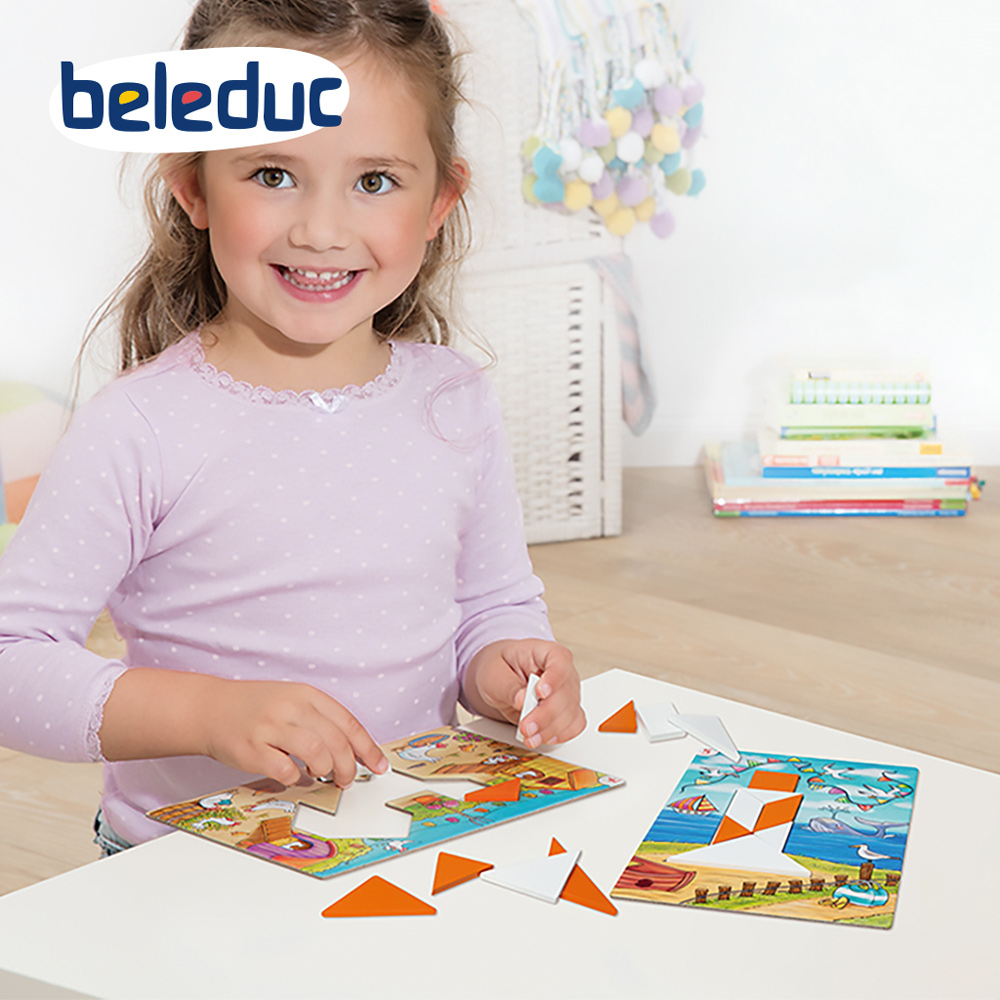 Hape beleduc貝樂多 七巧拼積木