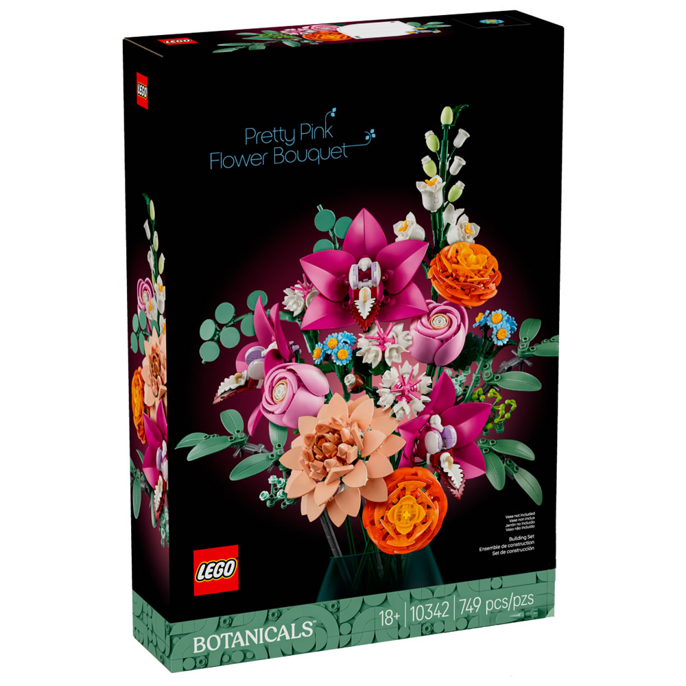 LEGO 樂高 10342 202505 花藝系列 - 優雅粉紅花束